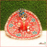 Shaneel Cutdana Moti Work Gajri Laddu Poshak
